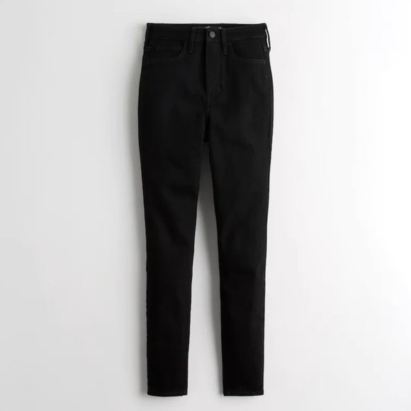 Ultra High-Rise Super Skinny Jeans, 25x31, Black - Picture 1 of 15
